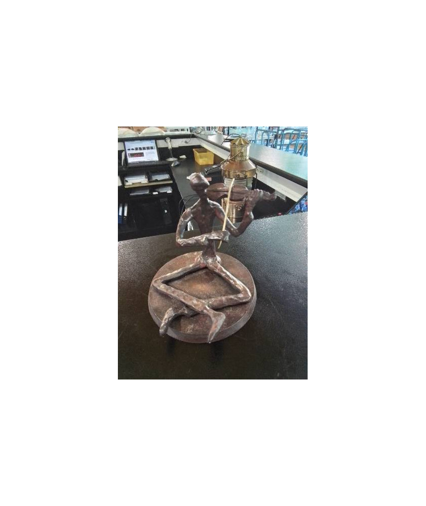 SCULPTURE VIOLONISTE ASSIS BRONZE 