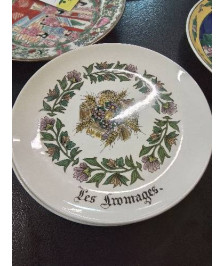 6 ASSIETTES A FROMAGE CÉRAMIQUE GIEN