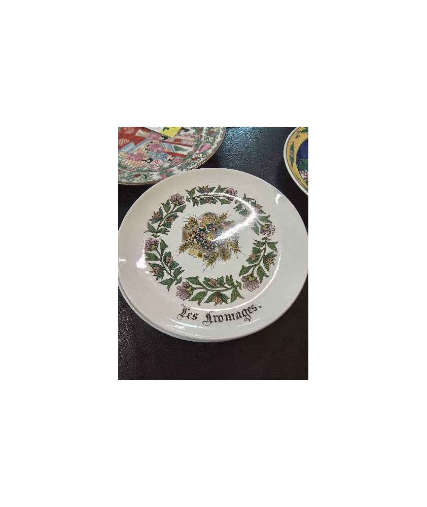 6 ASSIETTES A FROMAGE CÉRAMIQUE GIEN