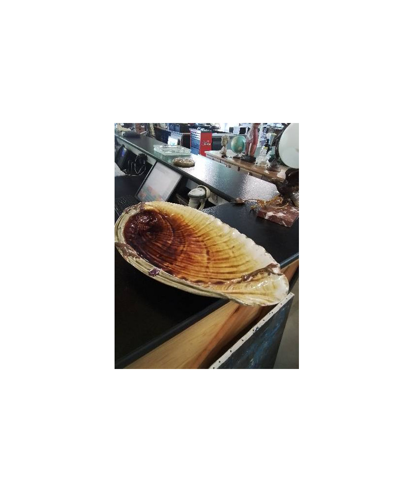 PLAT  MOULE CÉRAMIQUE ANNÉES 50