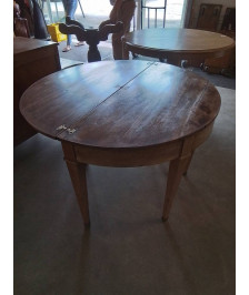 TABLE DEMI LUNE EXTENSIBLE BOIS STYLE DIRECTOIRE FIN XIXE DÉBUT XXE 