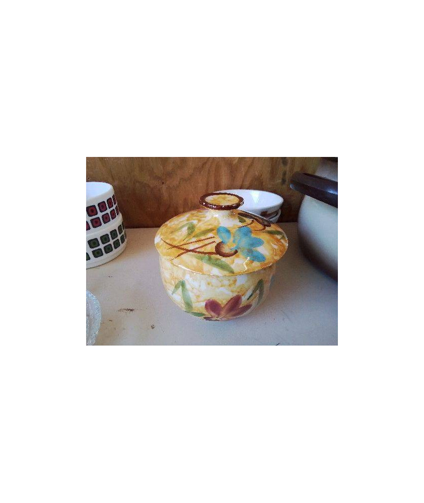 PETIT POT MOTIF FLORAL 