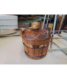 PETITE BOITE TABATIÈRE EN BOIS 