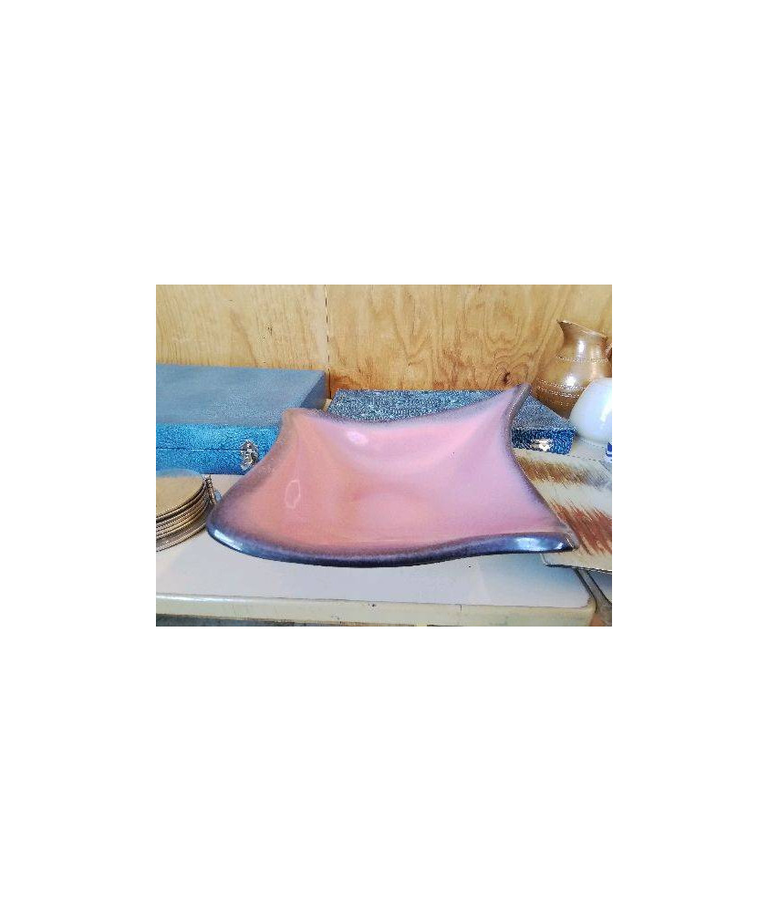 COUPE À FRUIT FAIT MAIN ROSÉ 