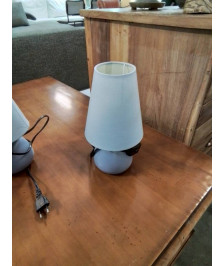 LAMPE CÉRAMIQUE BLEU AJ BLEU