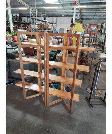 ÉTAGÈRE PLIANTE PIN 4 TABLETTES 