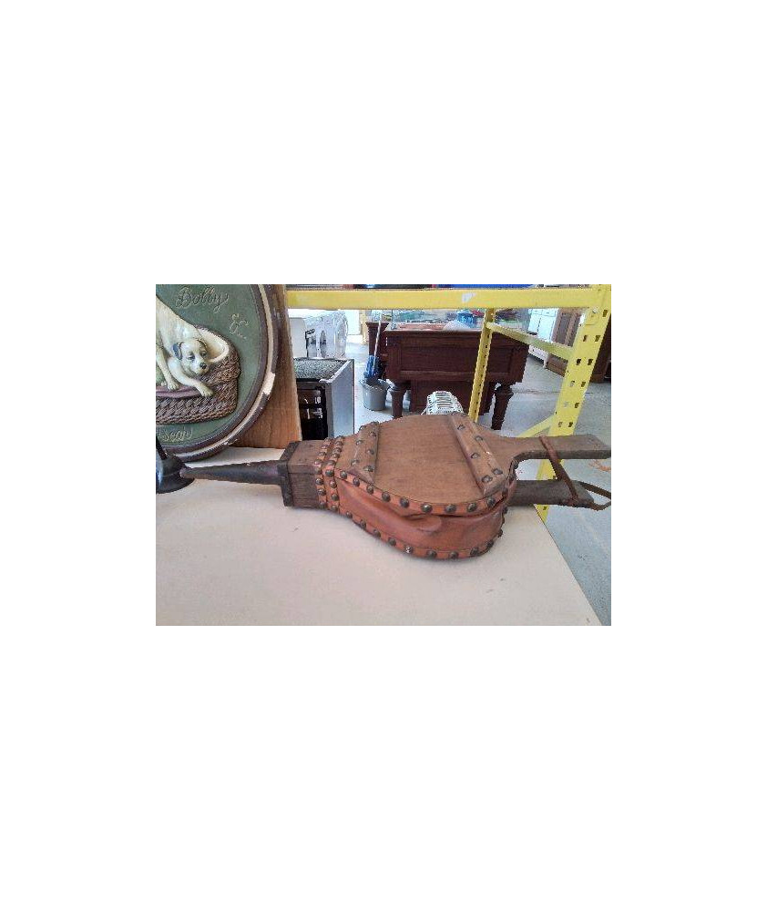 ANCIEN SOUFFLET DE CHEMINÉ 