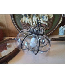 SUSPENSION GRAPPE EN VERRE 
