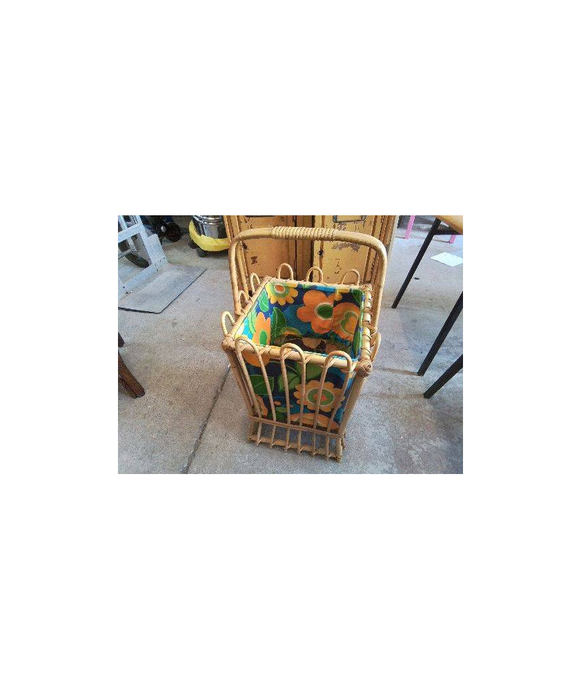 PANIER À LAINE ROTIN 