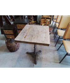TABLE DE BISTROT PIED EN FONTE 