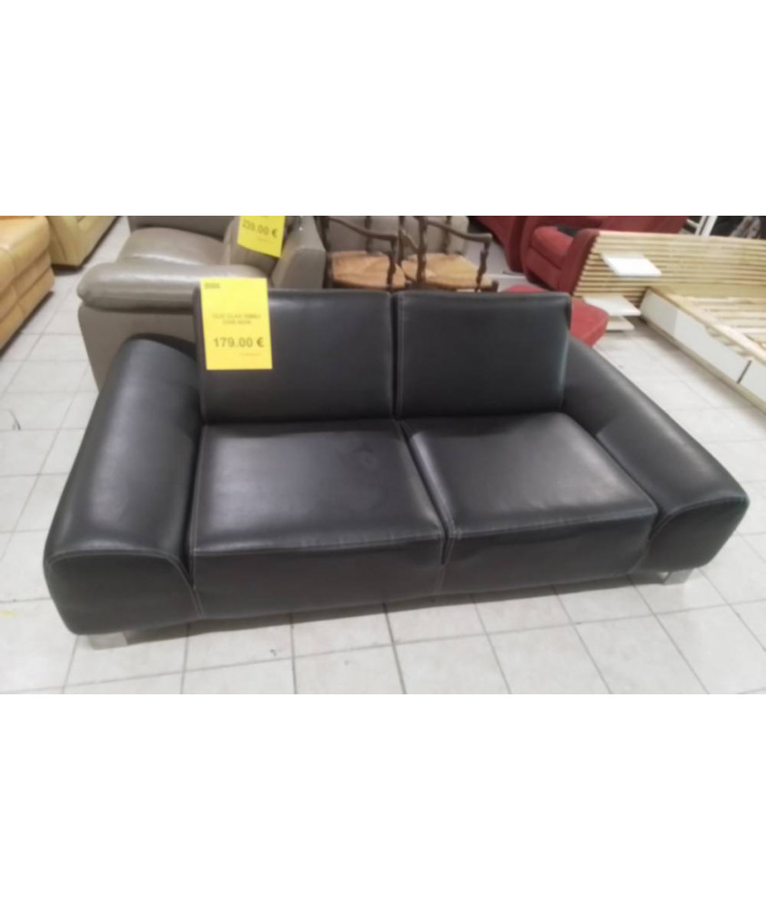 CLIC CLAC SIMILI CUIR NOIR