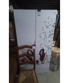 ARMOIRE 2 PORTES 1 TIROIRS