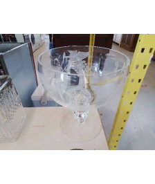 COUPE EN VERRE MOTIF VIGNE 