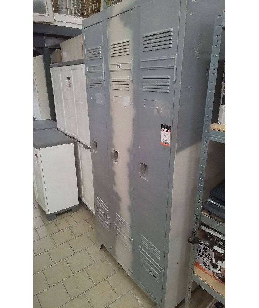 VESTIAIRE METAL 3 PORTES