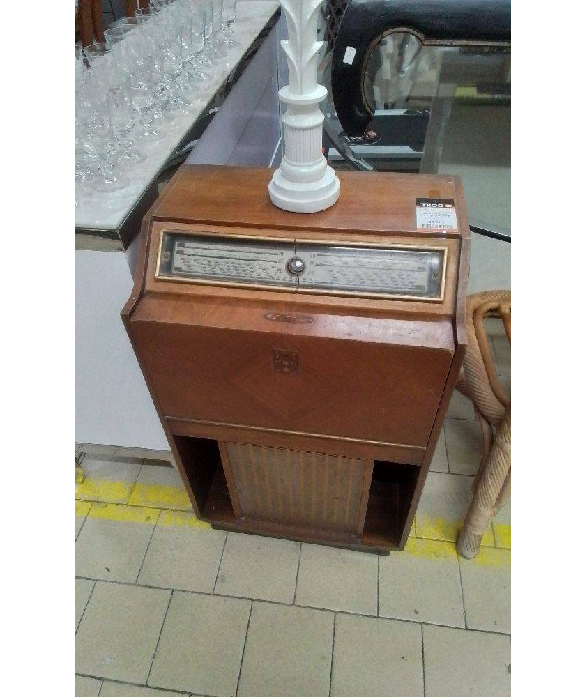 ANCIENNE RADIO TOURNE DIQUE POUR DECO