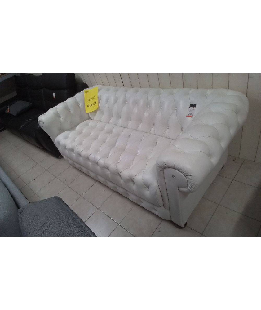 CANAPE CUIRE CHESTERFIELD