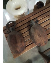 POULIE MARINE BOIS 