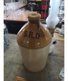 BONBONNE ANGLAISE GRÈS VERNISSÉ MILIEU XXE 