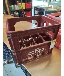 CASIER A BOUTEILLES RÉSINE ROUGE CFP 