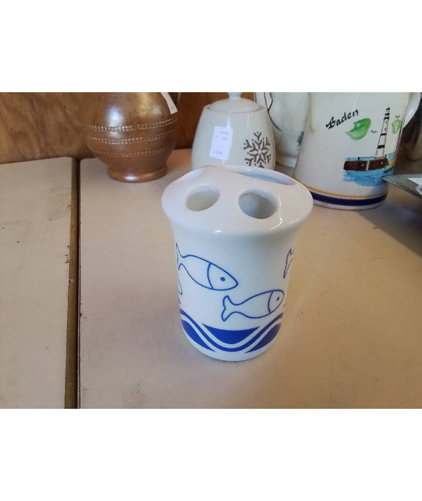 PETIT POT SALLE DE BAIN POISSON