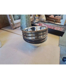 COUPELLE INOX/ARGENT 
