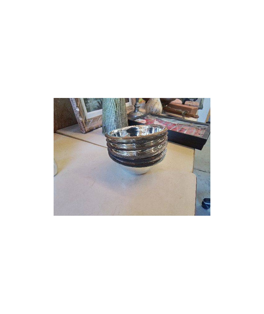 COUPELLE INOX/ARGENT 