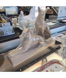 STATUE CHIENS L.FRANCOIS