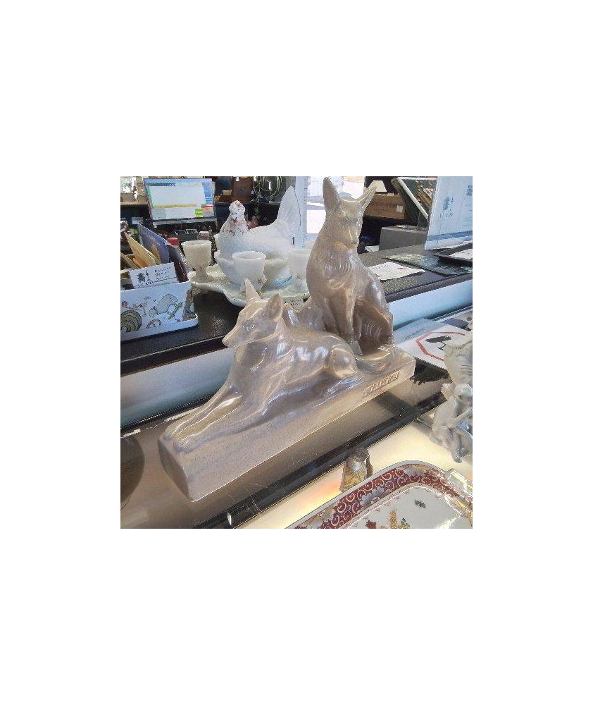 STATUE CHIENS L.FRANCOIS