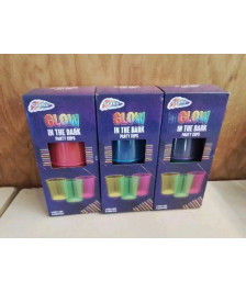 LOT DE 8 VERRES EN PLASTIQUE 