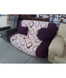 CANAPÉ BZ VIOLET AVEC MOTIF 