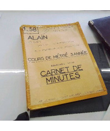 CAHIER D’ECOLE