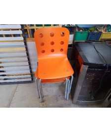 CHAISE DE CANTINE ORANGEA
