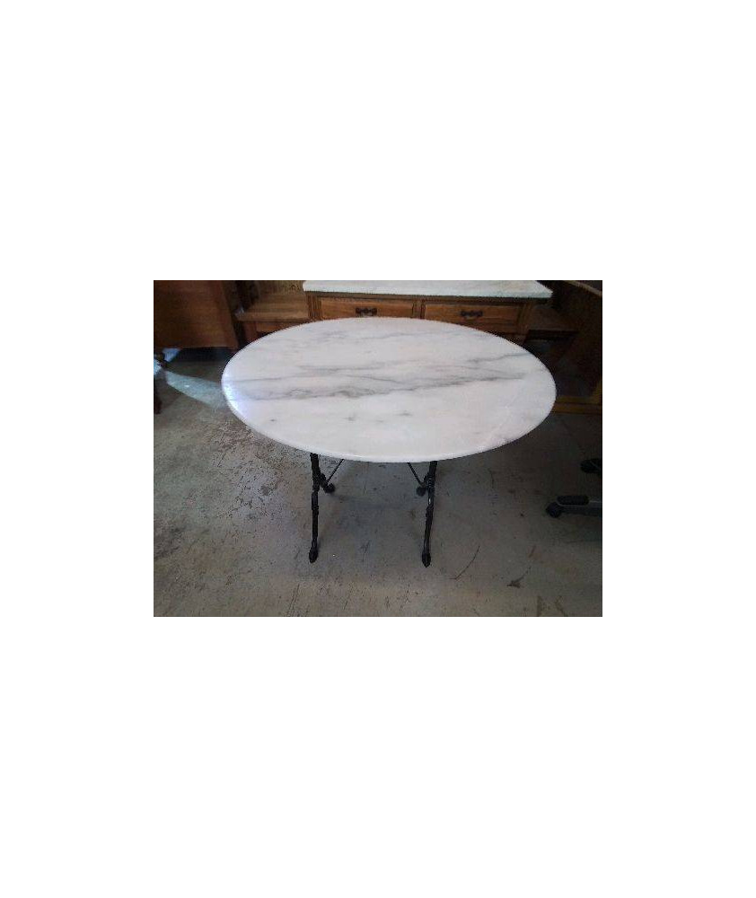 TABLE RONDE EN MARBRE