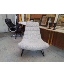 FAUTEUIL LOUNGE GRIS 