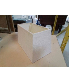 ABAJOUR BEIGE RECTANGULAIRE 