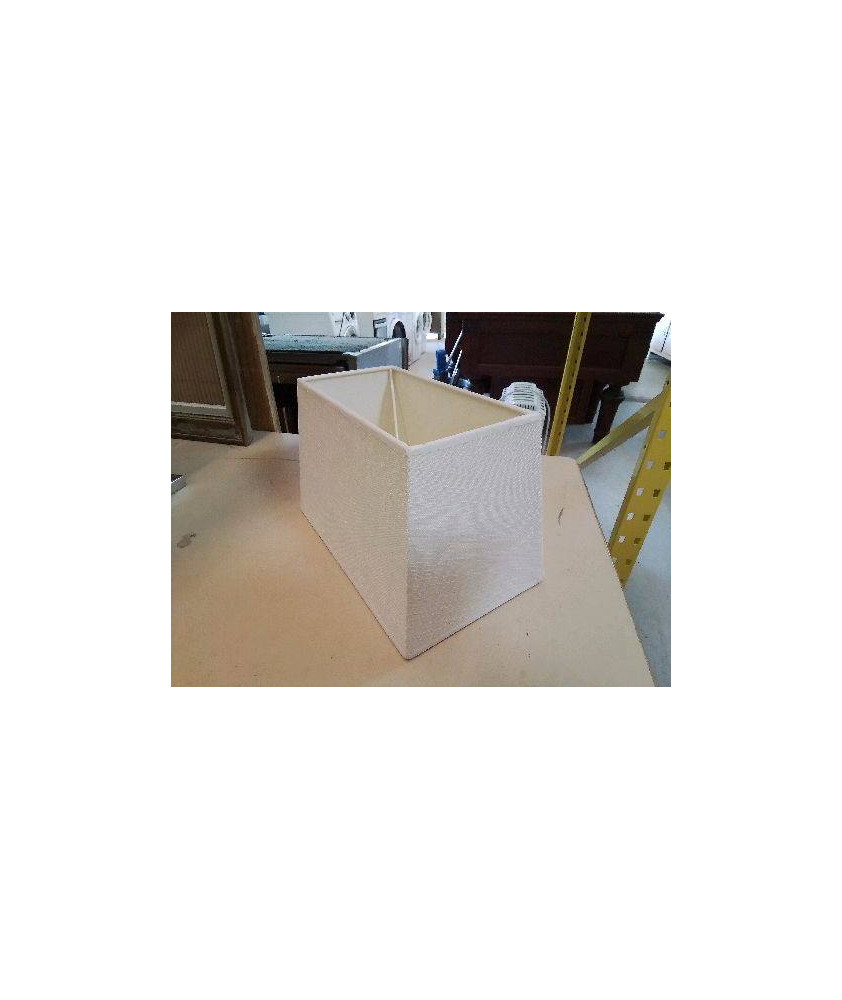 ABAJOUR BEIGE RECTANGULAIRE 