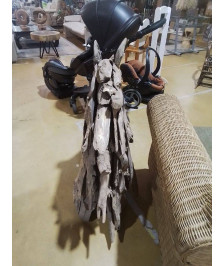 BUSTE CHEVAL H 1M EN BOIS EXOTIQUE 