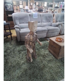 PERSONNAGE EN BOIS H 1M 