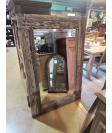 MIROIR MURAL BOIS 150X80