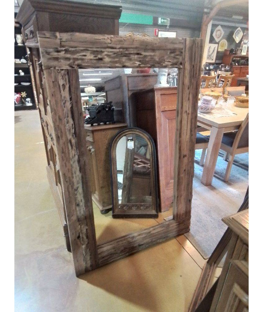 MIROIR MURAL BOIS 150X80