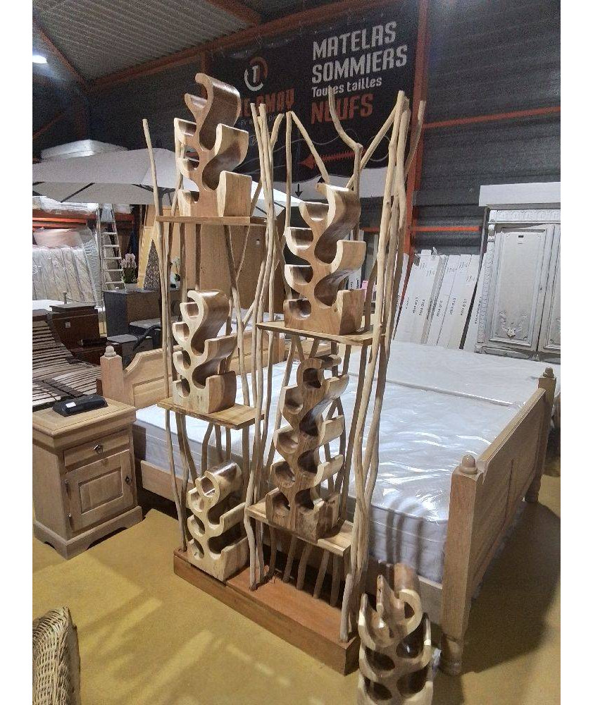 ETAGERE EN TECK 100X210