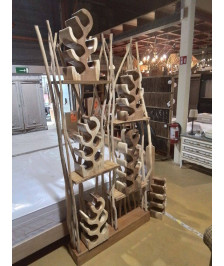 ETAGERE EN TECK 100X210
