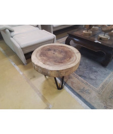 TABLE DE SALON BOIS EXOTIQUE 