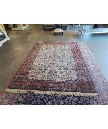 TAPIS OCRE ROUGE VERT  170X230