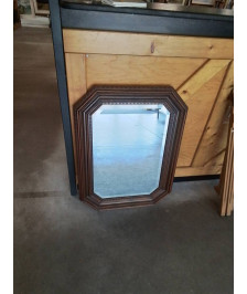 MIROIR OCTOGONAL BOIS MOULURÉ 