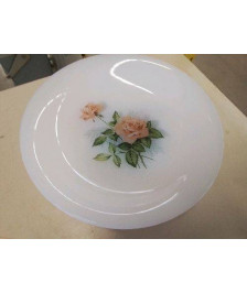 LOT DE 4 ASSIETTES EN ARCOPAL 