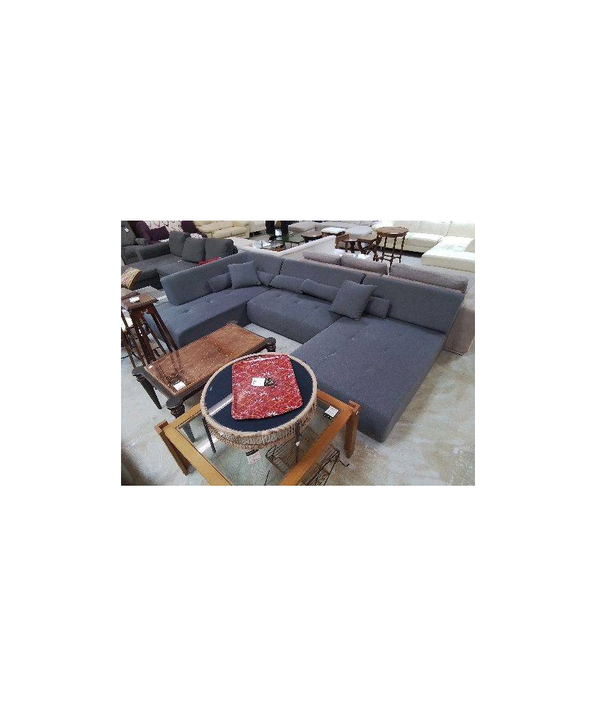 GRAND CANAPE EN U ONYX REF : BMCRNNFFHQY-HJ