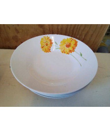 LOT DE 6 ASSIETTES CREUSES