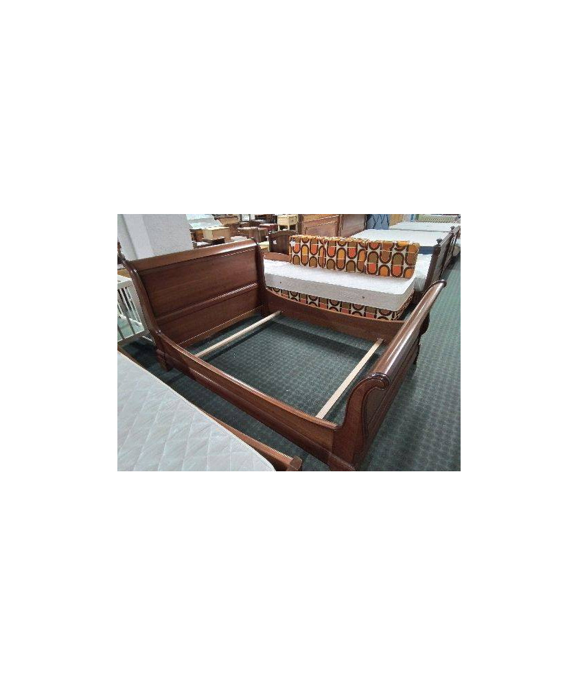 LIT EN BOIS LOUIS PHILIPPE 140X190 