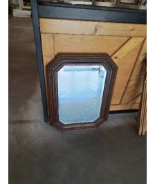 MIROIR OCTOGONAL BOIS MOULURÉ 